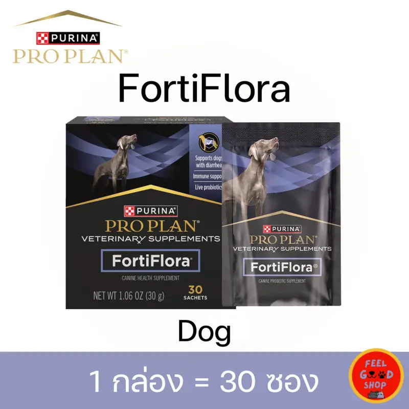 (1 กล่อง = 30 ซอง) Proplan Fortiflora…