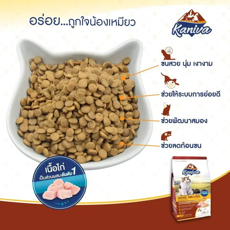 Kaniva คานิวา 3kg อาหารแมว ย่อยง่าย… - ภาพที่ 3