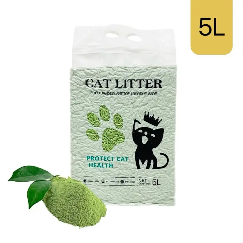 MJ - ทรายแมวเต้าหู้ 5L ผลิตจากกากถั่วเหลืองธรรมชาติ MJ - ทรายแมวเต้าหู้ 5L ผลิตจากกากถั่วเหลืองธรรมชาติ