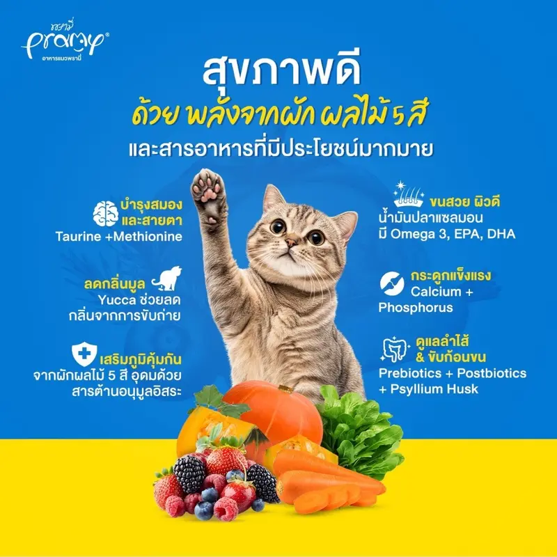 Pramy Carnivore อาหารเม็ดแมวพรามี่ สูตรเน้นเนื้อแท้… - ภาพที่ 5